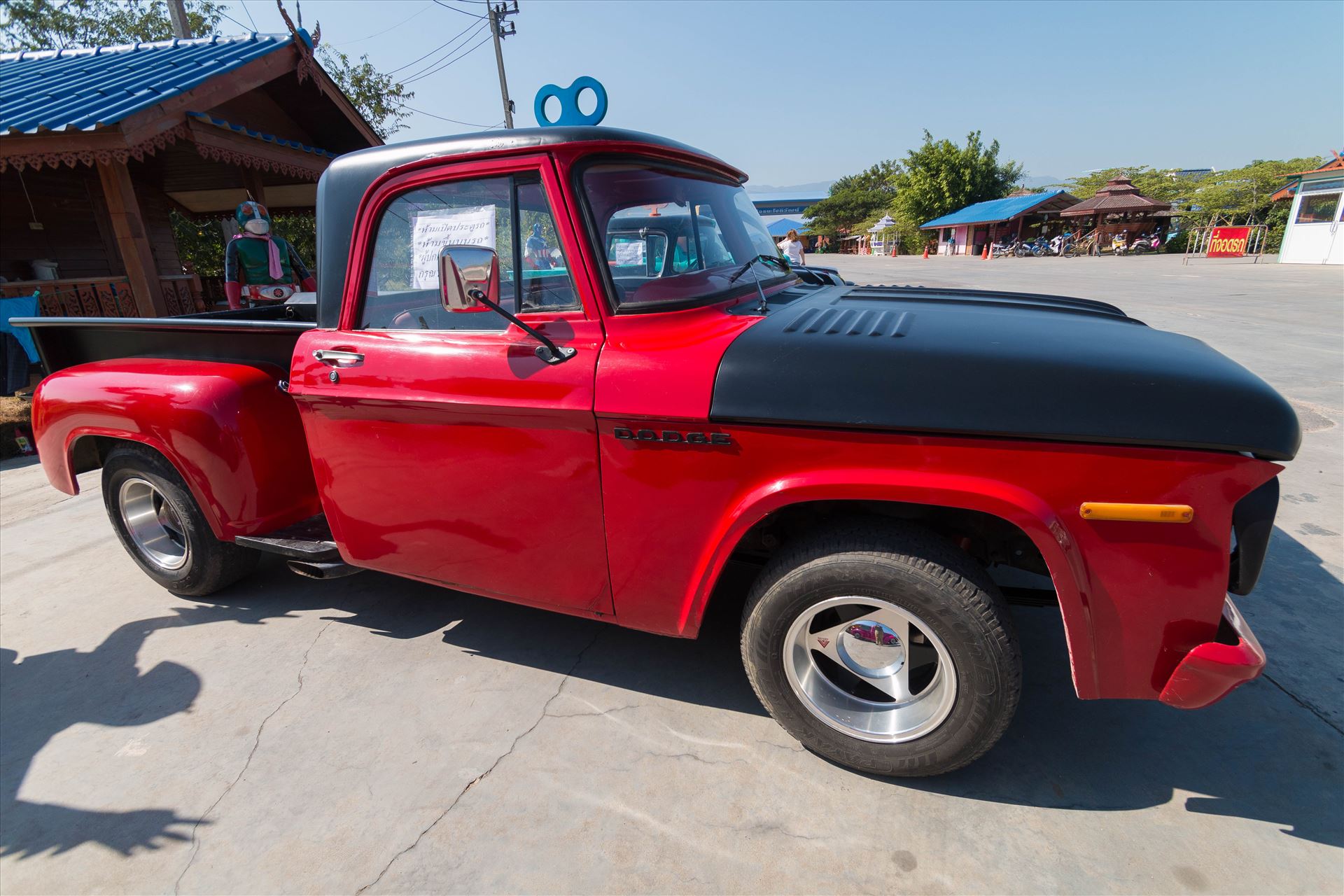 1967 vintage dodge pickup truck -  by AnnetteJohnsonPhotography